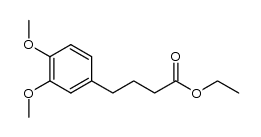 ethyl 4-(3,4-dimethoxy)phenylbutanoate Structure