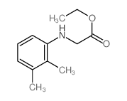 Glycine,N-(2,3-dimethylphenyl)-, ethyl ester Structure