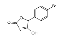 5-(4-溴苯基)噁唑啉-2,4-二酮结构式