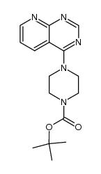 4-(4-pyrido[2,3-d]pyrimidinyl)-1-piperazinecarboxylic acid tert-butyl ester Structure