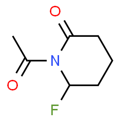 2-Piperidinone, 1-acetyl-6-fluoro- (9CI)结构式