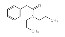 Benzeneacetamide,N,N-dipropyl- Structure