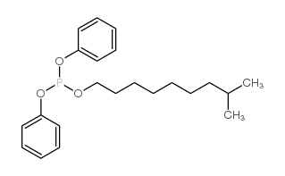 Isodecyl diphenyl phosphite structure