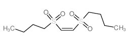 Butane,1,1'-[1,2-ethenediylbis(sulfonyl)]bis-, (E)- (9CI) structure