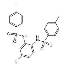 4-chloro-N,N'-ditosyl-o-phenylenediamine Structure