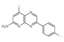 Pyrido[2,3-b]pyrazin-6-amine,8-chloro-3-(4-chlorophenyl)- structure