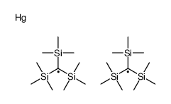 bis[tris(trimethylsilyl)methyl]mercury Structure