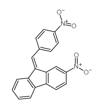 9H-Fluorene,2-nitro-9-[(4-nitrophenyl)methylene]- structure