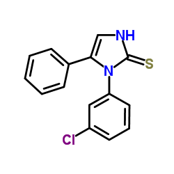 1-(3-CHLOROPHENYL)-5-PHENYL-1H-IMIDAZOLE-2-THIOL structure