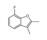 Benzofuran,7-fluoro-2,3-dimethyl- structure