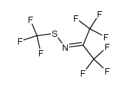 trifuloromethylsulfur perfluoroisopropylideneamide结构式