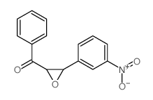 Methanone,[3-(3-nitrophenyl)-2-oxiranyl]phenyl- Structure