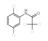 Acetamide,2,2,2-trichloro-N-(2,5-dichlorophenyl)-结构式