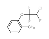 1-(2-chloro-1,1,2-trifluoro-ethoxy)-2-methyl-benzene structure