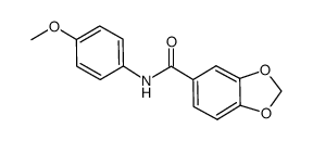 N-(4-methoxyphenyl)benzo[d][1,3]dioxole-5-carboxamide Structure