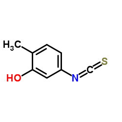 Phenol, 5-isothiocyanato-2-methyl- (9CI) Structure