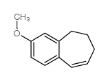 3-METHOXY-6,7-DIHYDRO-5H-BENZOCYCLOHEPTENE结构式