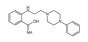 2-[2-(4-phenylpiperazin-1-yl)ethylamino]benzamide结构式