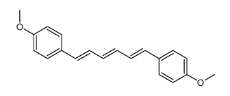 1-methoxy-4-[6-(4-methoxyphenyl)hexa-1,3,5-trienyl]benzene Structure