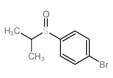 (R)-1-溴-4-(异丙基亚砜基)苯结构式