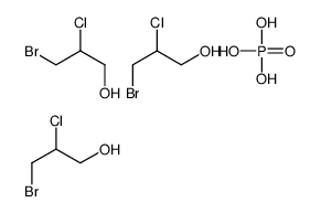 3-bromo-2-chloropropan-1-ol,phosphoric acid结构式