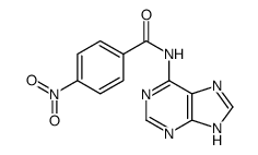 4-Nitro-N-(1H-purin-6-yl)benzamide Structure