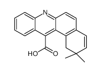 2,2-dimethyl-1H-benzo[a]acridine-12-carboxylic acid结构式