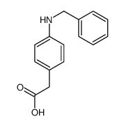 2-[4-(benzylamino)phenyl]acetic acid Structure