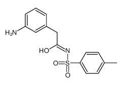 2-(3-aminophenyl)-N-(4-methylphenyl)sulfonylacetamide结构式