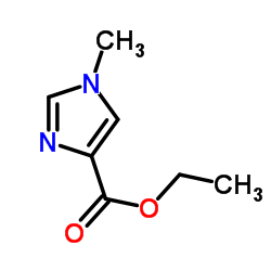 1-甲基咪唑-4-甲酸乙酯结构式