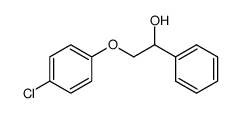 2-(4-chloro-phenoxy)-1-phenyl-ethanol结构式