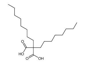 2,2-dioctylpropanedioic acid Structure