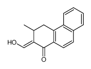 2-(hydroxymethylene)-3-methyl-3,4-dihydrophenanthren-1(2H)-one结构式