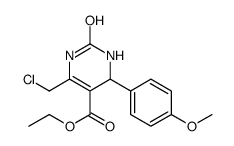 ethyl 6-(chloromethyl)-4-(4-methoxyphenyl)-2-oxo-3,4-dihydro-1H-pyrimidine-5-carboxylate Structure