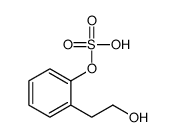 [2-(2-hydroxyethyl)phenyl] hydrogen sulfate Structure
