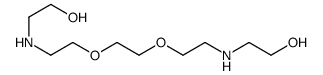 2-[2-[2-[2-(2-hydroxyethylamino)ethoxy]ethoxy]ethylamino]ethanol结构式
