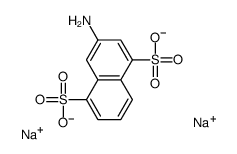Disodium 3-amino-1,5-naphthalenedisulfonate结构式