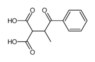 (1-methyl-2-oxo-2-phenyl-ethyl)-malonic acid结构式