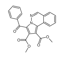 dimethyl 3-benzoylpyrrolo[2,1-a]phthalazine-1,2-dicarboxylate Structure