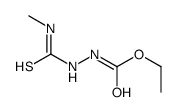 ethyl N-(methylcarbamothioylamino)carbamate Structure