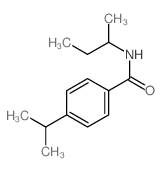 N-butan-2-yl-4-propan-2-yl-benzamide structure