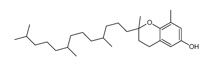 2,8-dimethyl-2-(4,8,12-trimethyltridecyl)-3,4-dihydrochromen-6-ol结构式