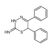 5,6-diphenyl-6H-1,3,4-thiadiazin-2-amine结构式