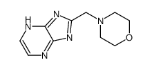4-(1H-imidazo[4,5-b]pyrazin-2-ylmethyl)morpholine Structure