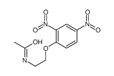 N-[2-(2,4-dinitrophenoxy)ethyl]acetamide Structure