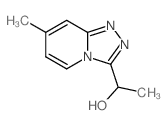 1,2,4-Triazolo[4,3-a]pyridine-3-methanol,a,7-dimethyl- Structure