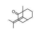 1-Methyl-9-(1-methylethylidene)bicyclo[3.3.1]nonan-2-one Structure