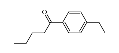 p-ethylvalerophenone结构式