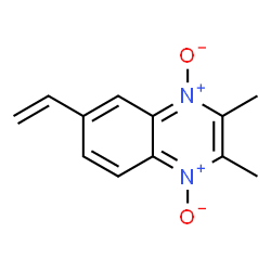 Quinoxaline, 6-ethenyl-2,3-dimethyl-, 1,4-dioxide (9CI) structure