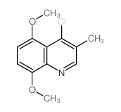 4-chloro-5,8-dimethoxy-3-methyl-quinoline结构式